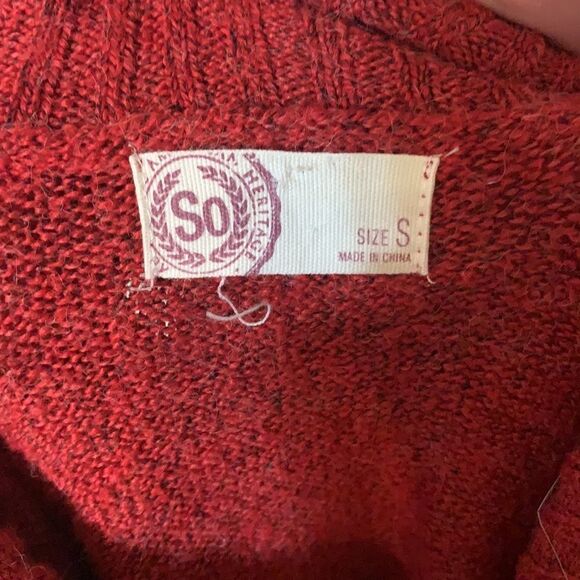 3for$20 fuzzy red sweater small - Picture 4 of 4